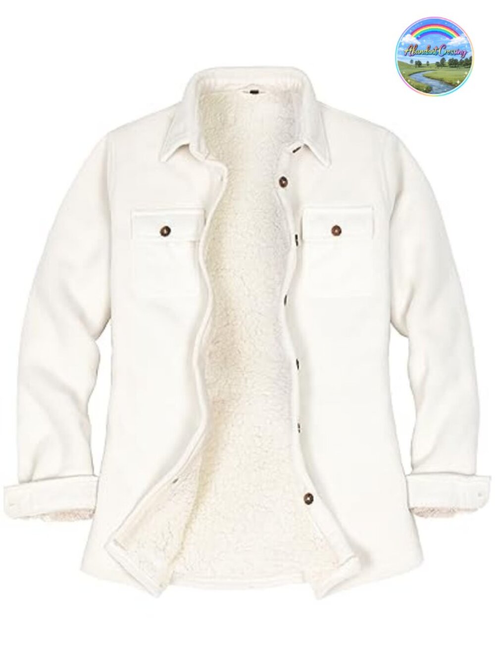 Sherpa Lined Button Up Plaid Shacket with Pockets Women's Flannel Shirt Jacket
